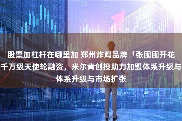 股票加杠杆在哪里加 郑州炸鸡品牌「张囤囤开花鸡腿」获千万级天使轮融资，米尔肯创投助力加盟体系升级与市场扩张