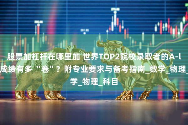 股票加杠杆在哪里加 世界TOP2院校录取者的A-level成绩有多 “卷”？附专业要求与备考指南_数学_物理_科目
